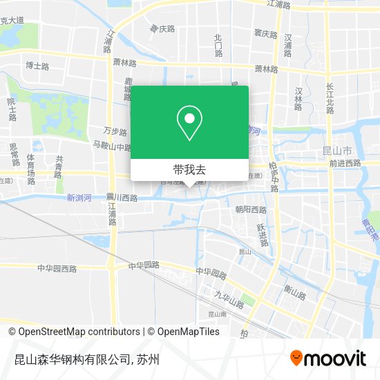 昆山森华钢构有限公司地图