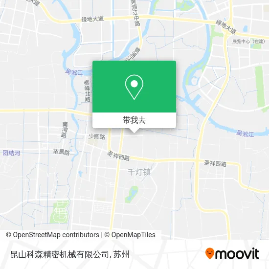 昆山科森精密机械有限公司地图