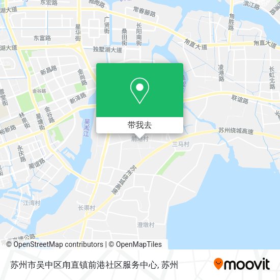 苏州市吴中区甪直镇前港社区服务中心地图