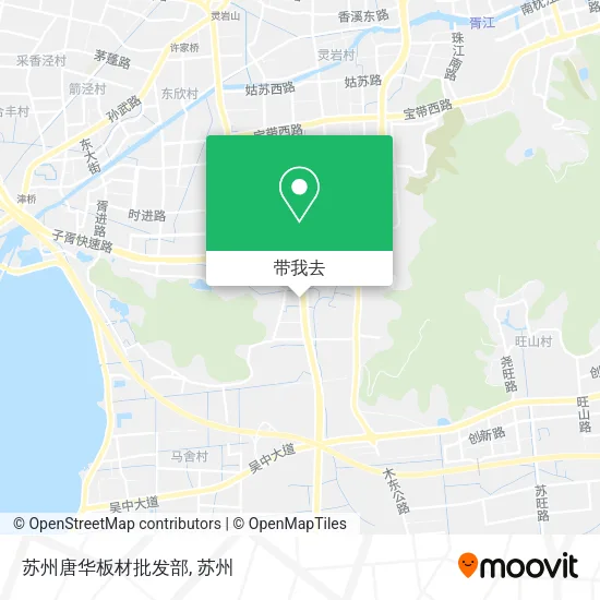 苏州唐华板材批发部地图