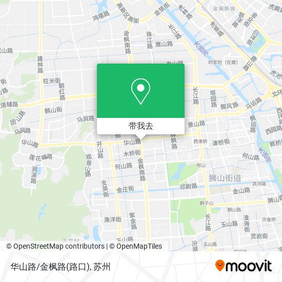 华山路/金枫路(路口)地图