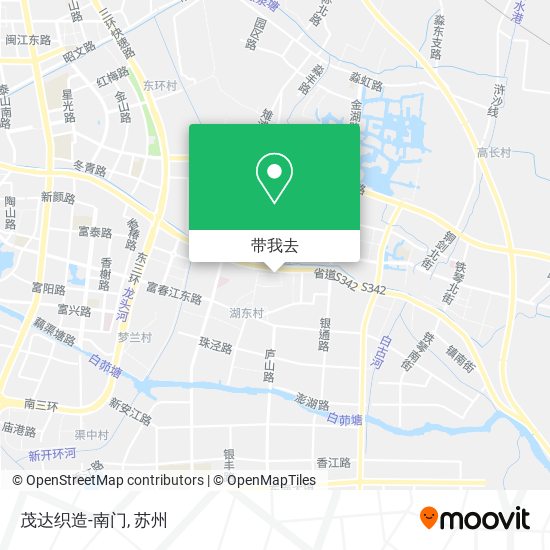 茂达织造-南门地图