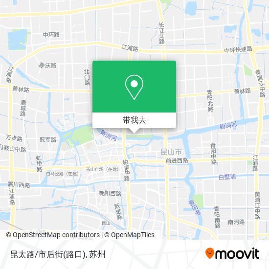 昆太路/市后街(路口)地图