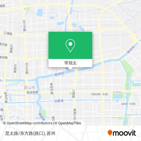 昆太路/东方路(路口)地图