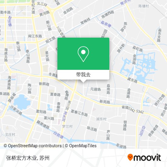 张桥宏方木业地图