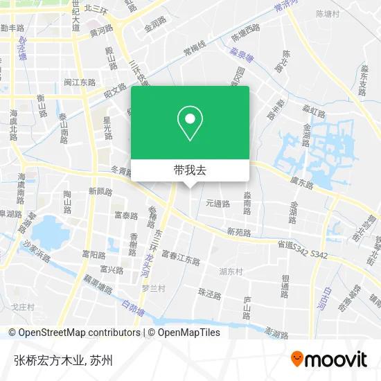 张桥宏方木业地图