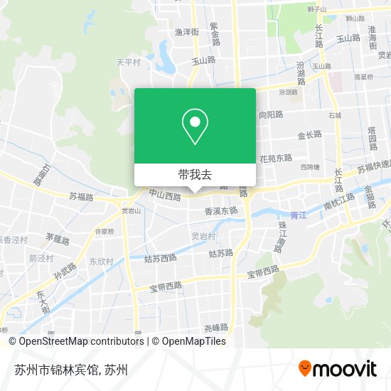 苏州市锦林宾馆地图