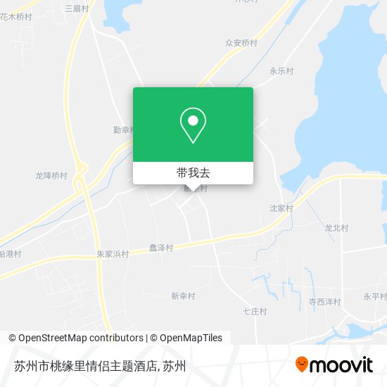苏州市桃缘里情侣主题酒店地图