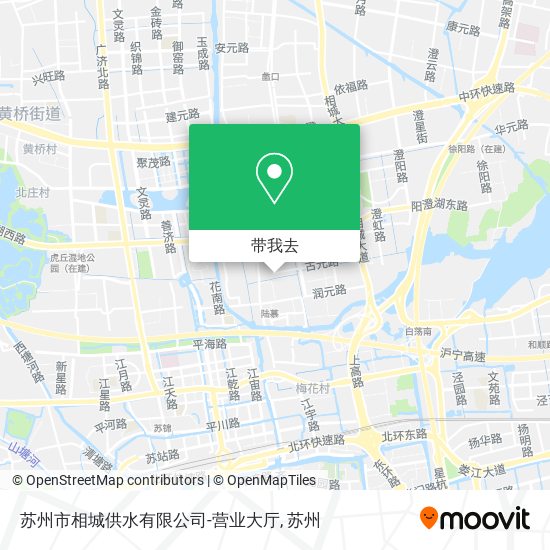苏州市相城供水有限公司-营业大厅地图
