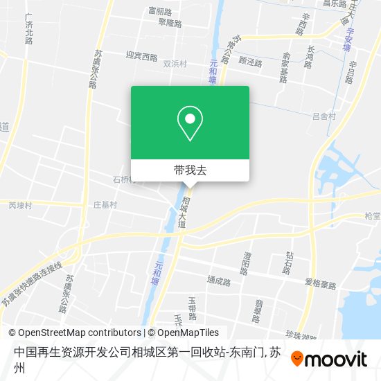 中国再生资源开发公司相城区第一回收站-东南门地图