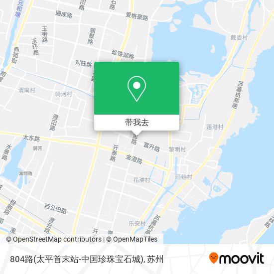 804路(太平首末站-中国珍珠宝石城)地图
