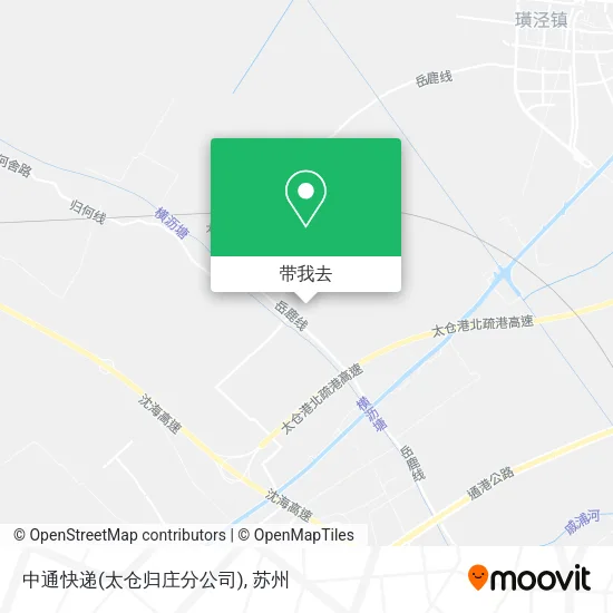 中通快递(太仓归庄分公司)地图