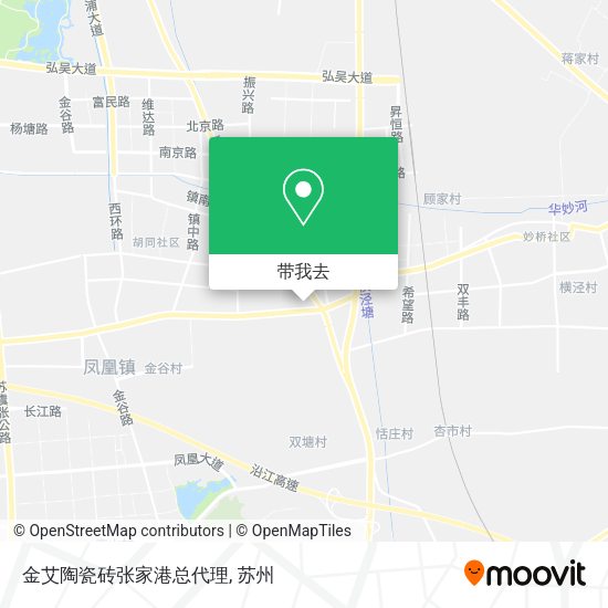 金艾陶瓷砖张家港总代理地图