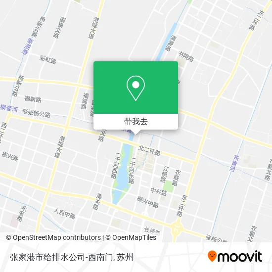 张家港市给排水公司-西南门地图