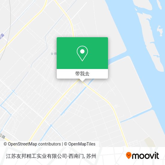 江苏友邦精工实业有限公司-西南门地图