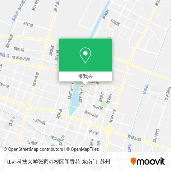 江苏科技大学张家港校区闻香苑-东南门地图