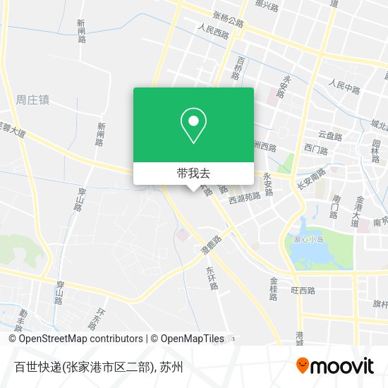 百世快递(张家港市区二部)地图