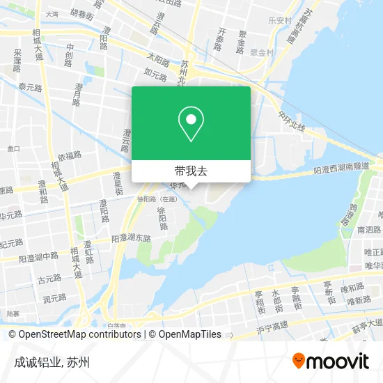 成诚铝业地图