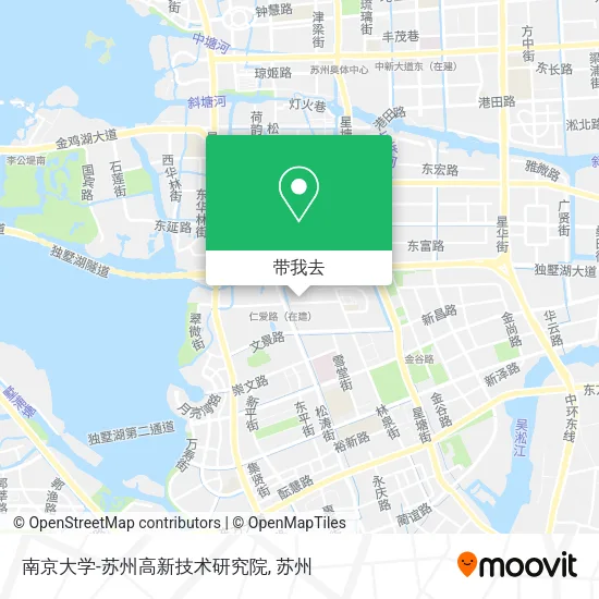 南京大学-苏州高新技术研究院地图