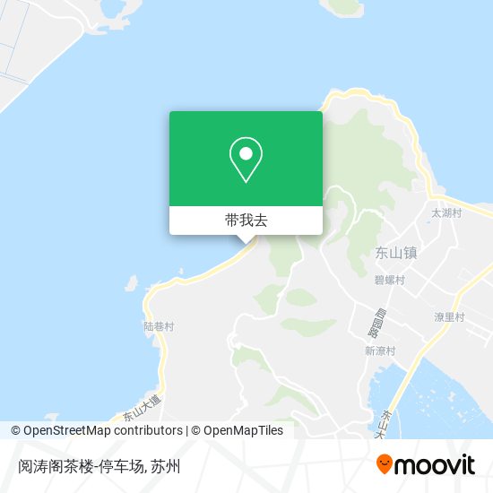 阅涛阁茶楼-停车场地图