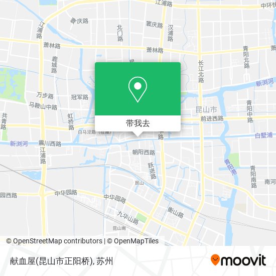 献血屋(昆山市正阳桥)地图