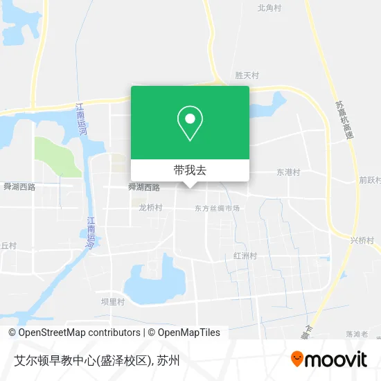 艾尔顿早教中心(盛泽校区)地图