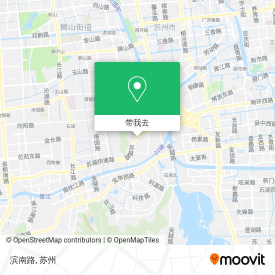滨南路地图