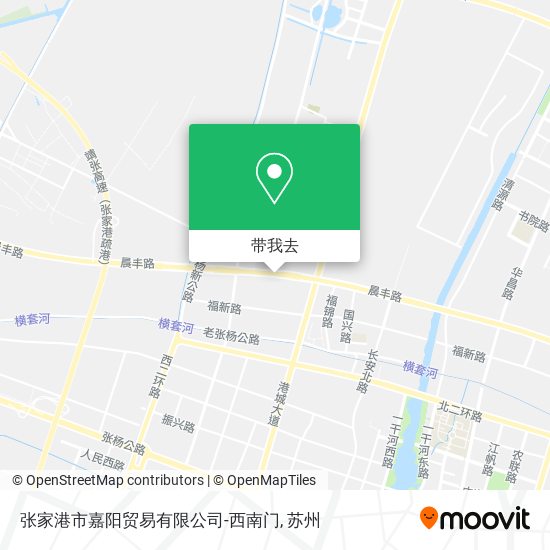 张家港市嘉阳贸易有限公司-西南门地图