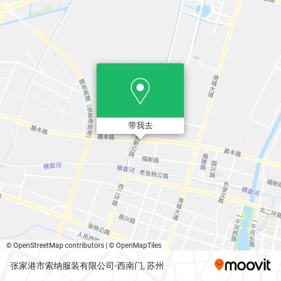 张家港市索纳服装有限公司-西南门地图