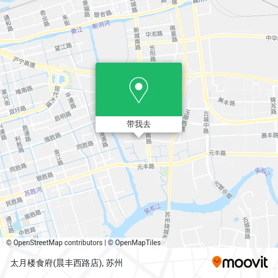 太月楼食府(晨丰西路店)地图