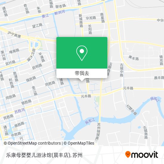 乐康母婴婴儿游泳馆(晨丰店)地图