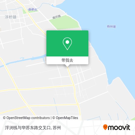 浮浏线与华苏东路交叉口地图