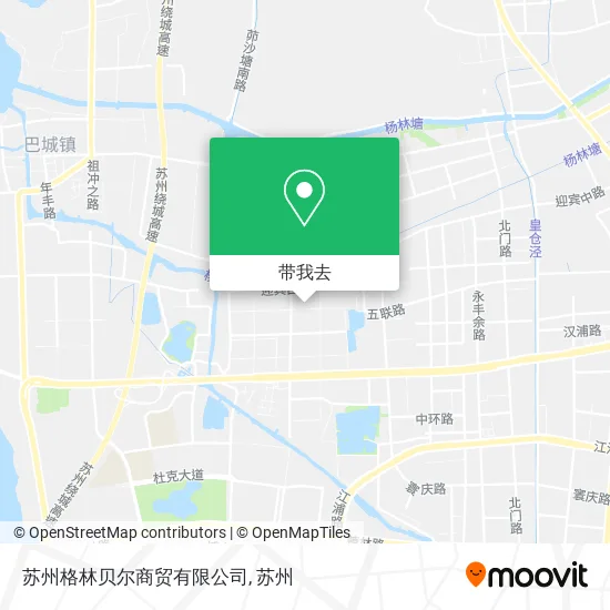 苏州格林贝尔商贸有限公司地图