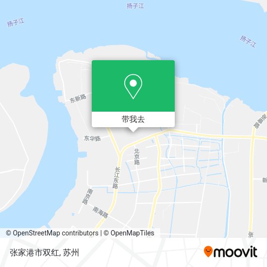 张家港市双红地图