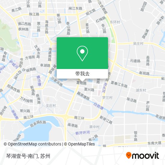 琴湖壹号-南门地图