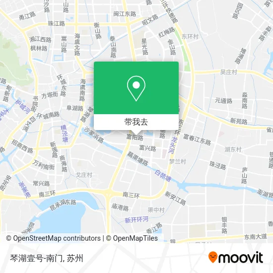 琴湖壹号-南门地图
