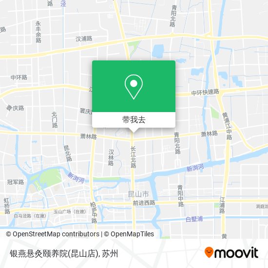 银燕悬灸颐养院(昆山店)地图