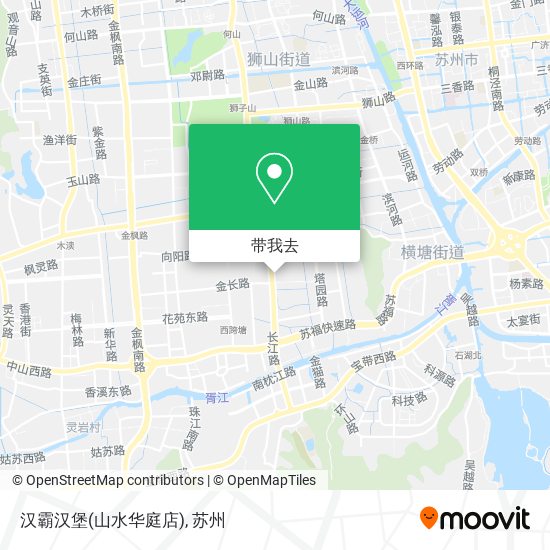 汉霸汉堡(山水华庭店)地图