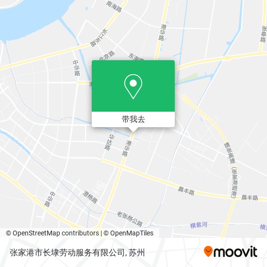 张家港市长埭劳动服务有限公司地图
