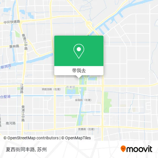 夏西街同丰路地图