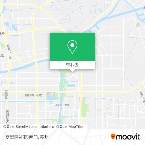 夏驾园祥苑-南门地图