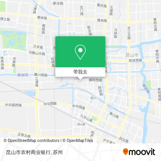 昆山市农村商业银行地图
