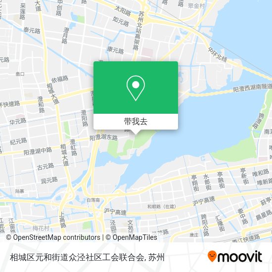 相城区元和街道众泾社区工会联合会地图