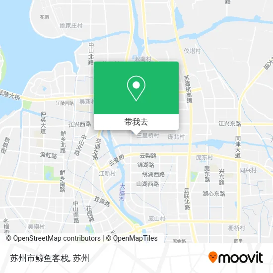 苏州市鲸鱼客栈地图