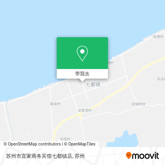 苏州市宜家商务宾馆七都镇店地图