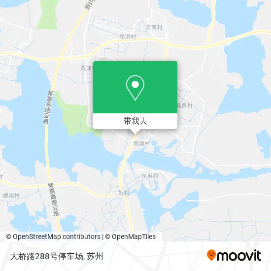 大桥路288号停车场地图