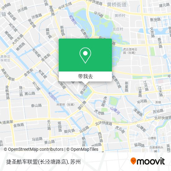 捷圣酷车联盟(长泾塘路店)地图