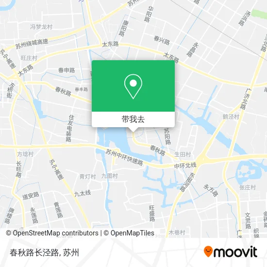 春秋路长泾路地图