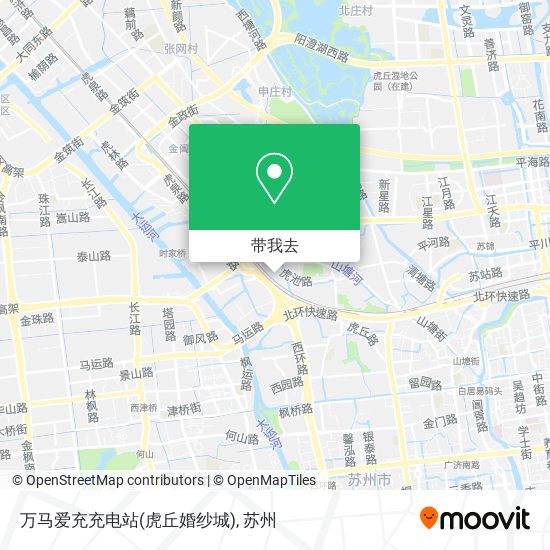 万马爱充充电站(虎丘婚纱城)地图