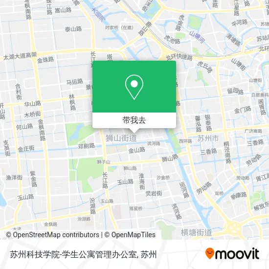 苏州科技学院-学生公寓管理办公室地图